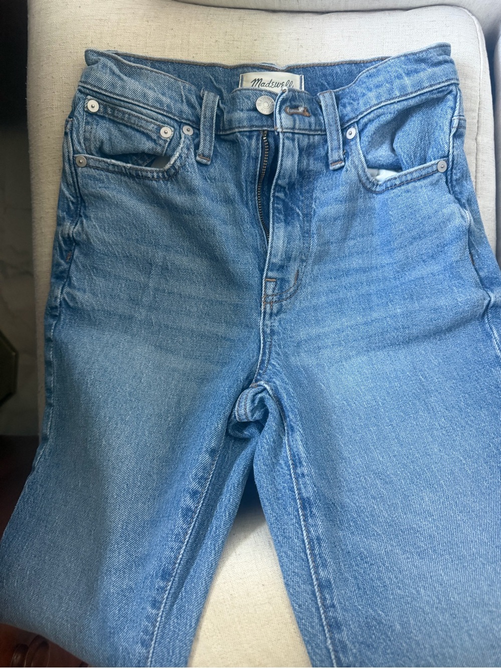 Madewell Men’s Medium Blue Straight-Leg Jeans